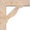 Ekena Millwork Funston Block Smooth Bracket w/ Offset Brace, Douglas Fir, 7 1/2"W x 28"D x 28"H BKT0806X28X28FST05SDF - alternate 3